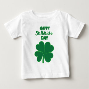T-shirt Pour Bébé Bonne feuille de trèfle St. Patrick's Day