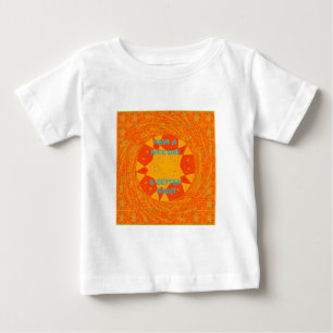 T-shirt Pour Bébé Bonne journée et meilleur art nocturne Imprimer