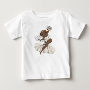 T-shirt Pour Bébé Bonne Mariée 03