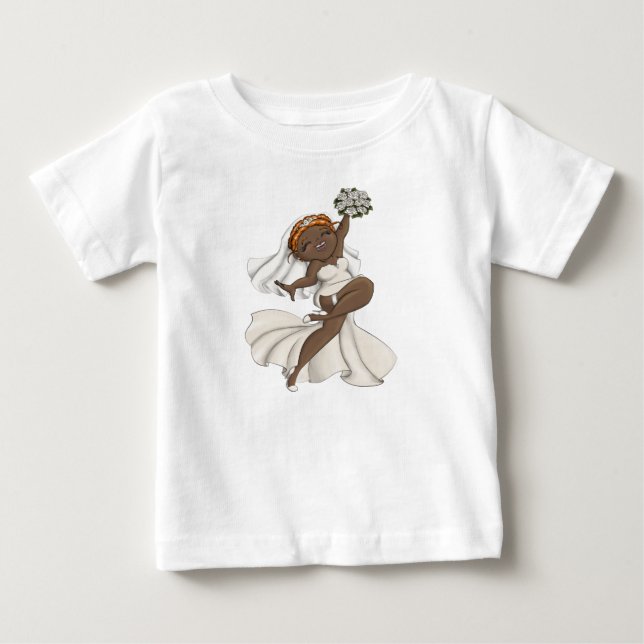T-shirt Pour Bébé Bonne Mariée 03 (Devant)
