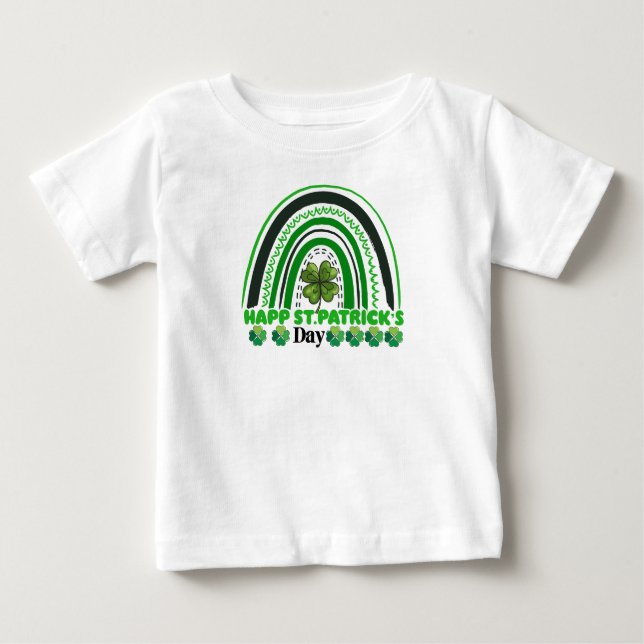 T-shirt Pour Bébé Bonne Saint Patrick's Day-61797 (Devant)