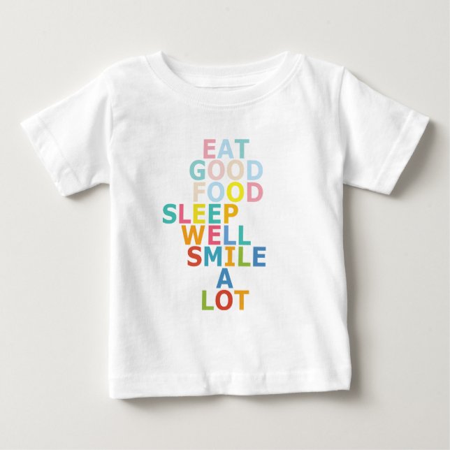 T-shirt Pour Bébé Bonne vie (Devant)