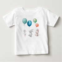 Bonnets de lapin mignonette Balloons de bébé perso