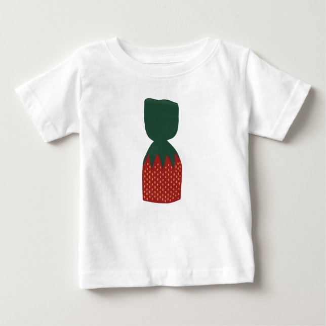 T-shirt Pour Bébé Bons Bons Fraises (Devant)