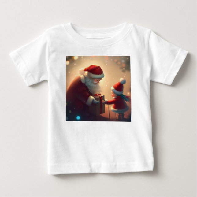 T-shirt Pour Bébé Bonté de Noël 2 (Devant)