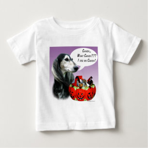T-shirt Pour Bébé Bonus d'Halloween Saluki