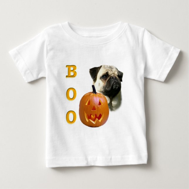 T-shirt Pour Bébé Boo carlin (fawn) (Devant)