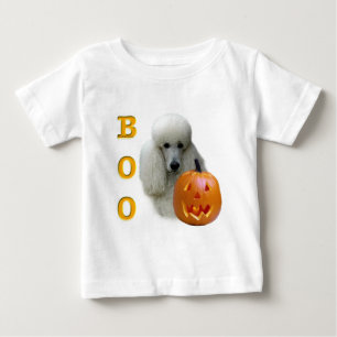 T-shirt Pour Bébé Boo de caniche (revêtement blanc)