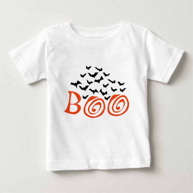 T-shirt Pour Bébé Boo halloween (Devant)