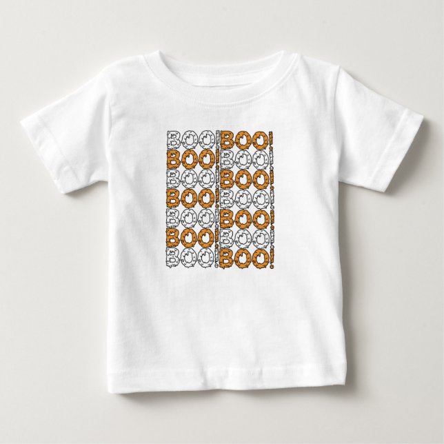T-shirt Pour Bébé Boo halloween (Devant)
