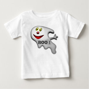 T-SHIRT POUR BÉBÉ BOO ! HEUREUX HALLOWEEN GHOST