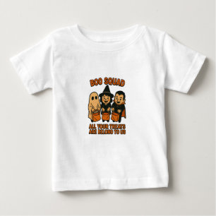 T-shirt Pour Bébé Boo Squad – Tous Vos Friandises Nous Appartiennent