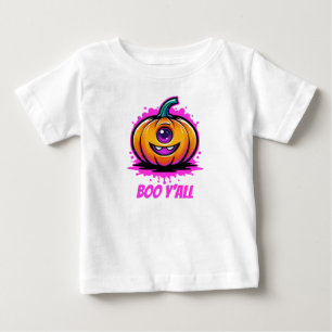 T-shirt Pour Bébé Boo Y'All, éffrayant adorable design Halloween
