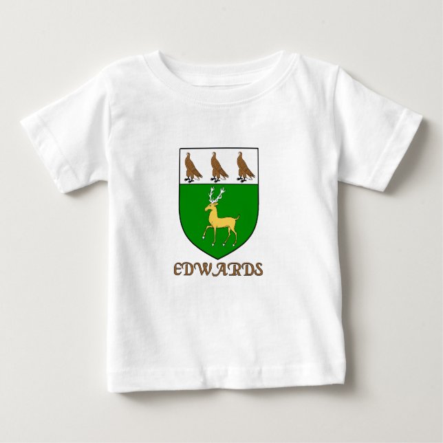 T-shirt Pour Bébé Bouclier de famille Edwards (Devant)