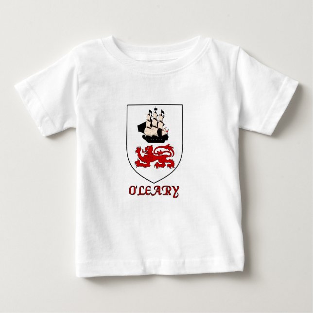 T-shirt Pour Bébé Bouclier de la famille O'Leary (Devant)