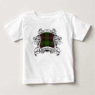 T-shirt Pour Bébé Bouclier de Tartan Urquhart