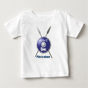 T-shirt Pour Bébé Bouclier Maccabee Et Paroles