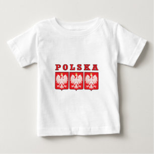 T-shirt Pour Bébé Boucliers de l'aigle Polska