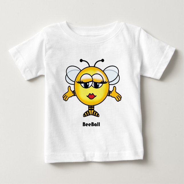 T-shirt Pour Bébé Boule d'abeille (Devant)
