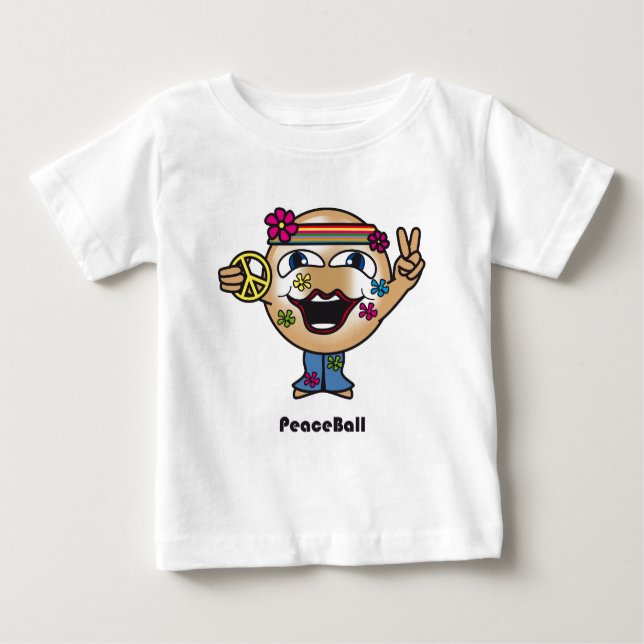 T-shirt Pour Bébé Boule de paix (Devant)