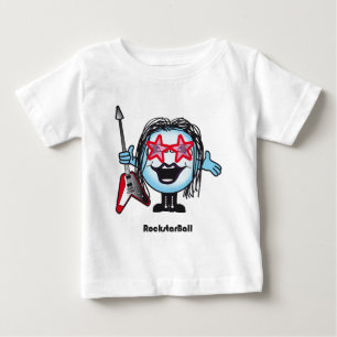 T-shirt Pour Bébé Boule de Rockstar