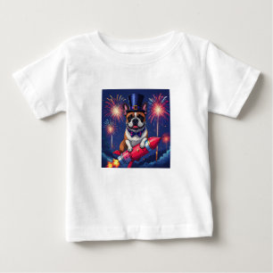 T-shirt Pour Bébé Bouledogue français Nouvel An French Bulldog