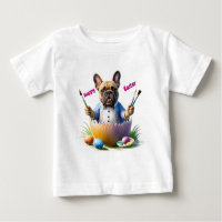 Bouledogue français oeuf de Pâques French Bulldog