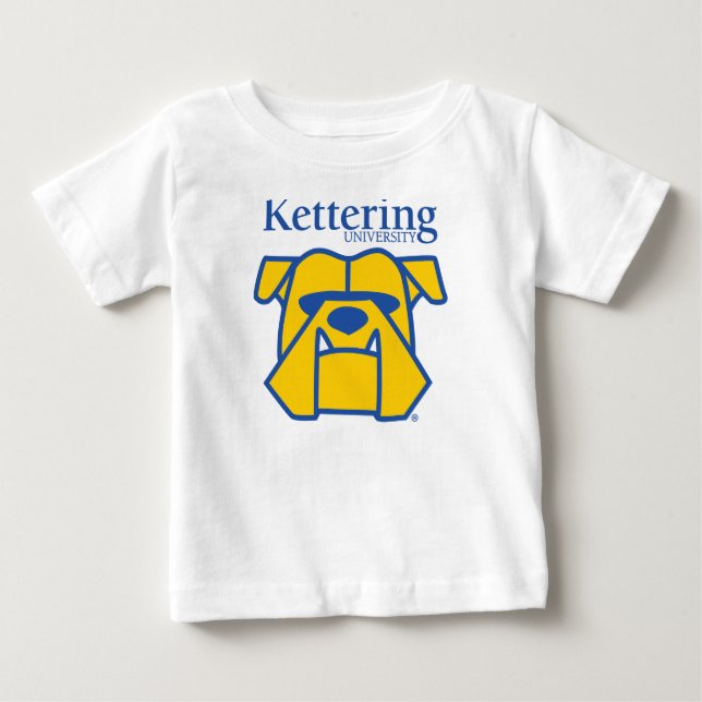 T-shirt Pour Bébé Bouledogues de l'Université Kettering (Devant)