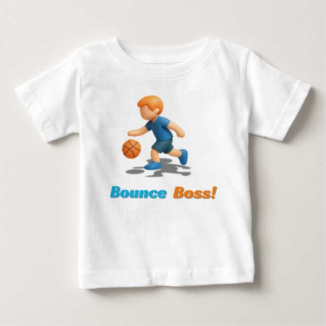 T-shirt Pour Bébé Bounce Boss (Devant)