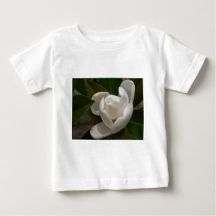 T-shirt Pour Bébé bourgeon de fleur de magnolia du sud blanc