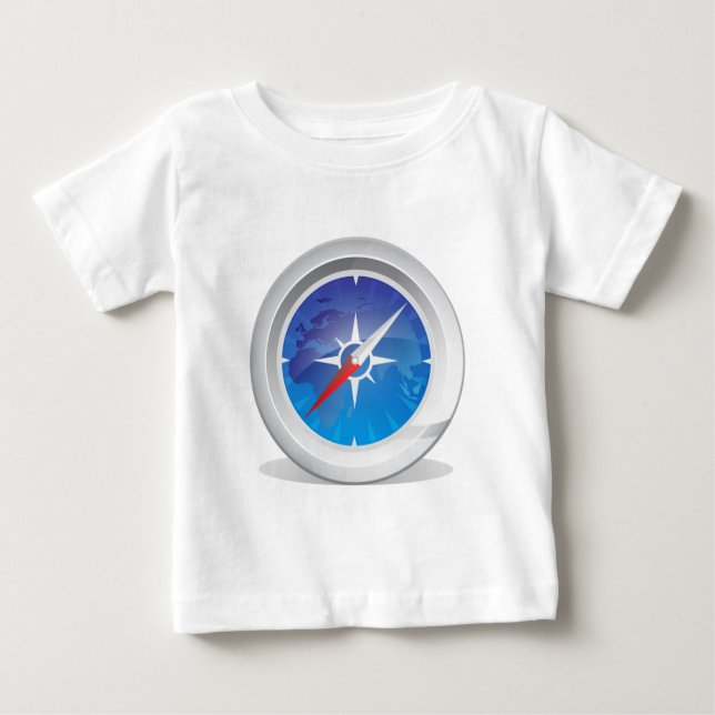 T-shirt Pour Bébé Boussole (Devant)