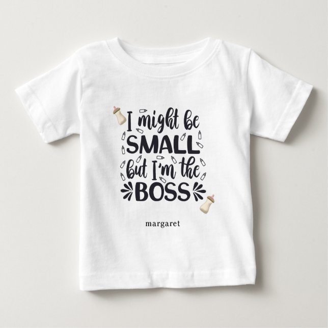 T-shirt Pour Bébé Bouteilles pour bébés personnalisées Je pourrais ê (Devant)