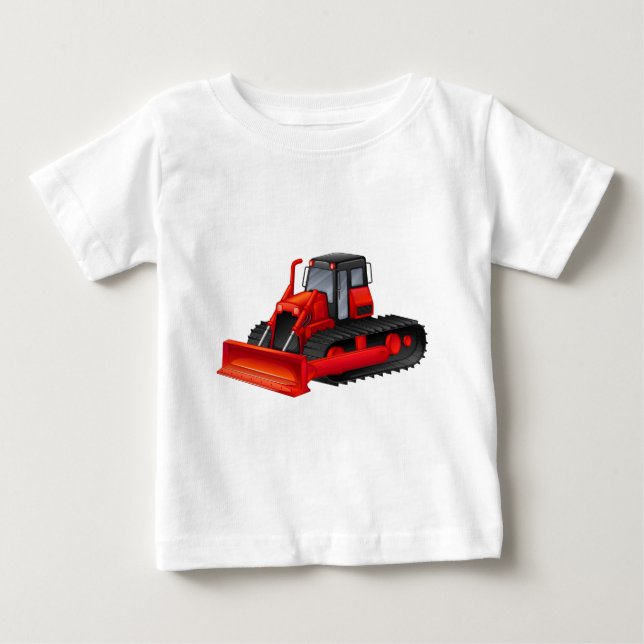 T-shirt Pour Bébé Bouteur (Devant)