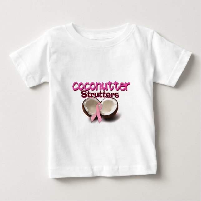 T-shirt Pour Bébé Boutons de noix de coco (Devant)