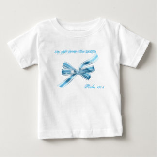 T-shirt Pour Bébé Bow Tutu bleu