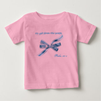 T-shirt Pour Bébé Bow Tutu bleu