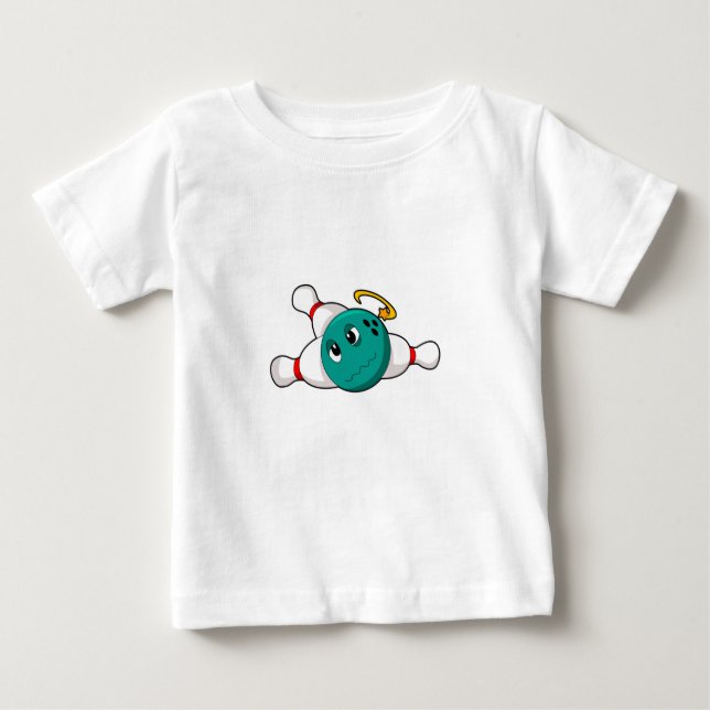 T-shirt Pour Bébé Bowling Bowling Bowling Bowling (Devant)