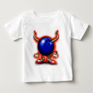 T-shirt Pour Bébé Bowling Demon