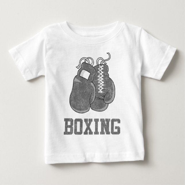 T-shirt Pour Bébé Boxe vintage (Devant)