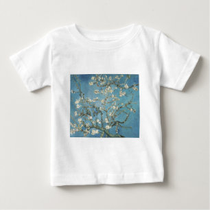 T-shirt Pour Bébé Branches d'amande de Vincent van Gogh en fleur,