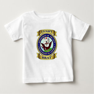 T-shirt Pour Bébé Brat de la Marine