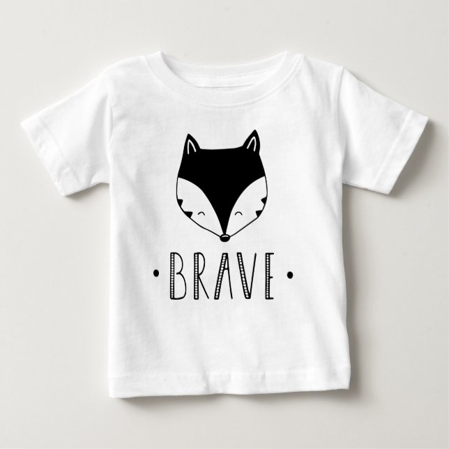 T-shirt Pour Bébé Brave Fox Bodysuit (Devant)
