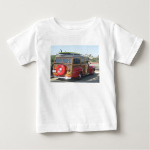 T-shirt Pour Bébé Break de plage en bois