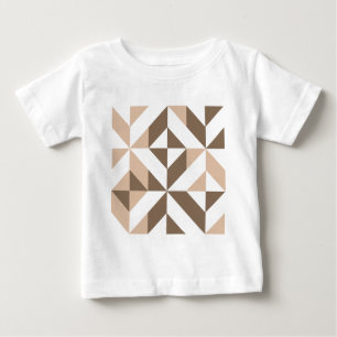 T-shirt Pour Bébé Brevet de Brown Beige