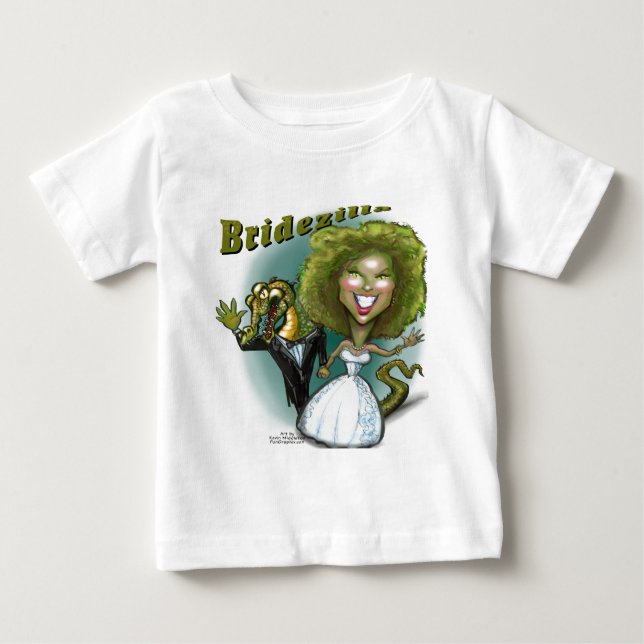 T-shirt Pour Bébé Bridezilla (Devant)