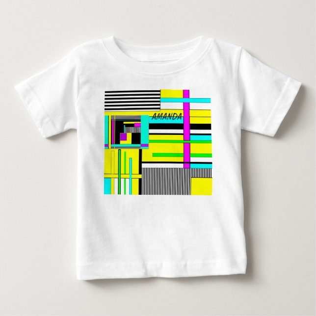 T-shirt Pour Bébé Bright abstract (Devant)