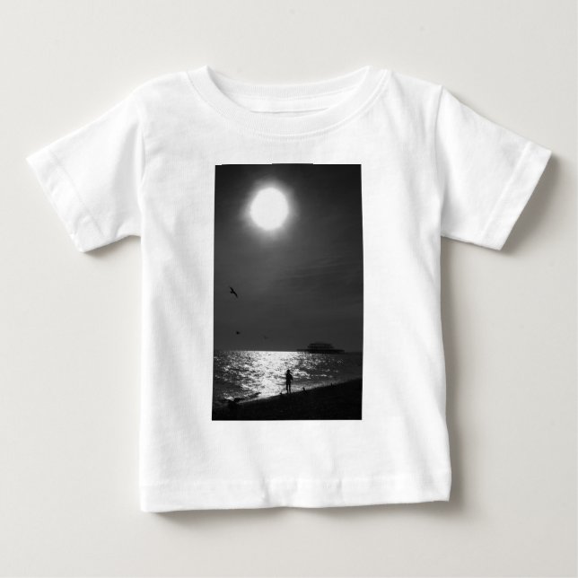 T-shirt Pour Bébé Brighton Beach Angleterre (Devant)