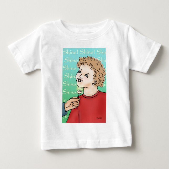 T-shirt Pour Bébé Brille ! (Devant)