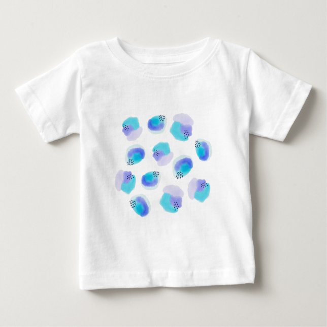 T-shirt Pour Bébé Brochures aquarelles (Devant)
