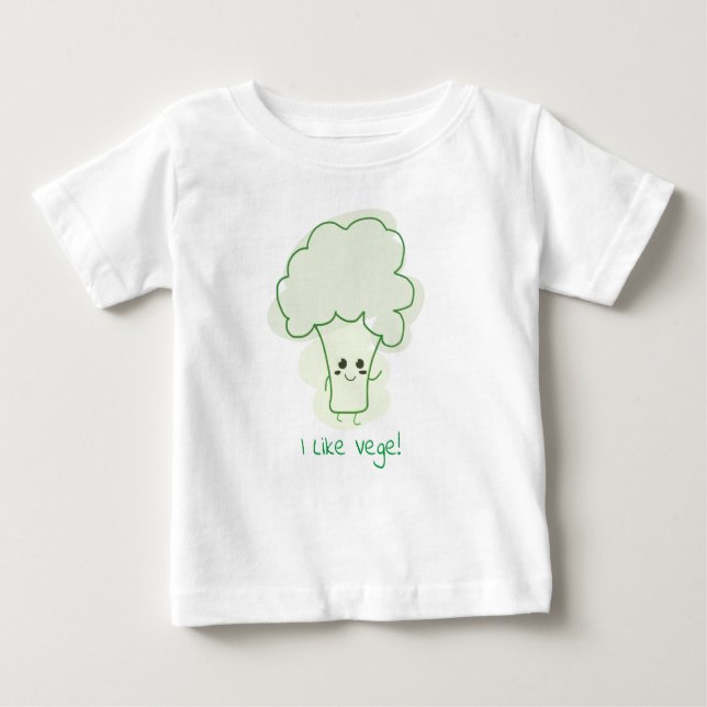 T-shirt Pour Bébé Brocoli (Devant)